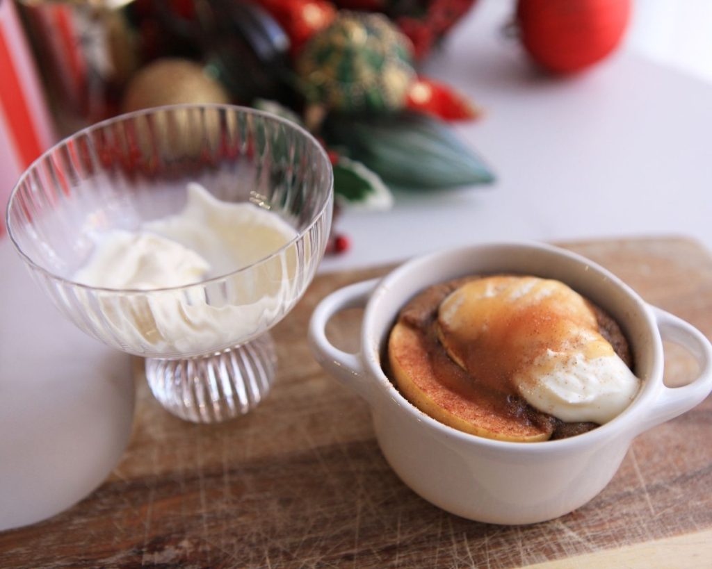 Spiced Gingerbread Mug Cake