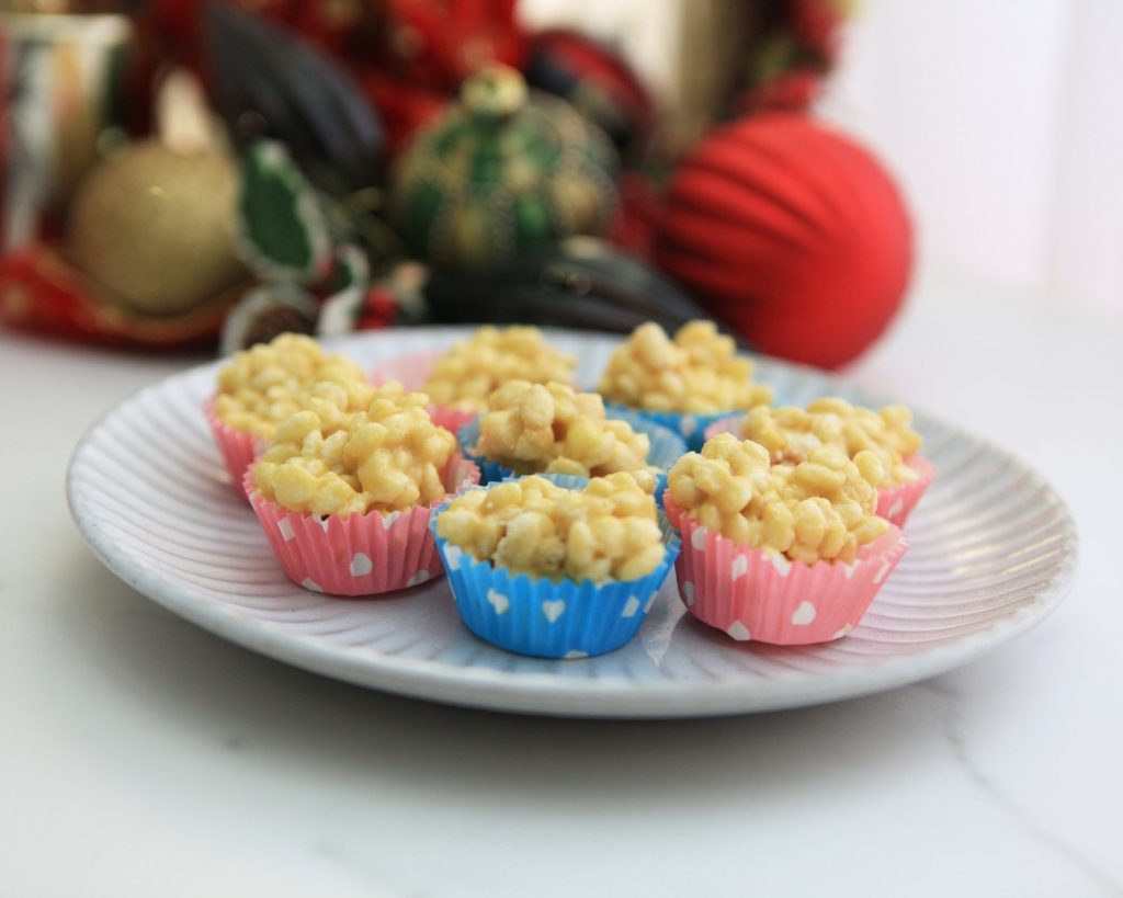 Mini Protein Eggnog Crackles