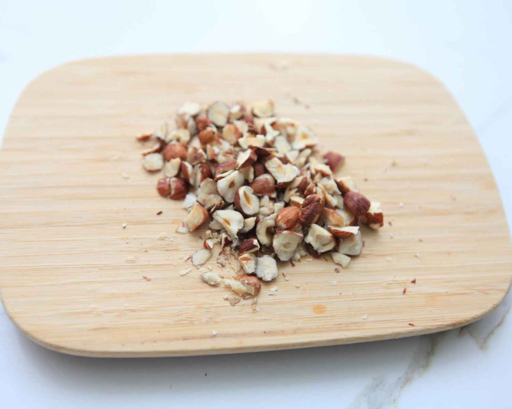 chopped hazelnuts