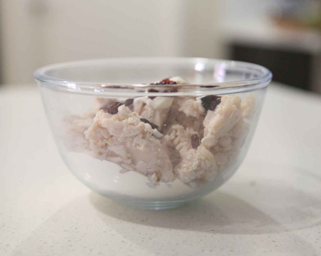 Ingredients in a bowl