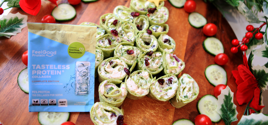 Chicken & Cranberry Pinwheel Christmas Tree