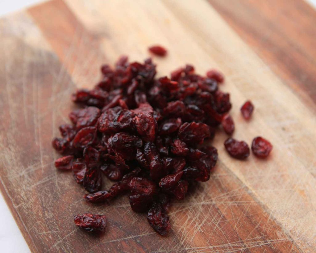 chopped cranberries 