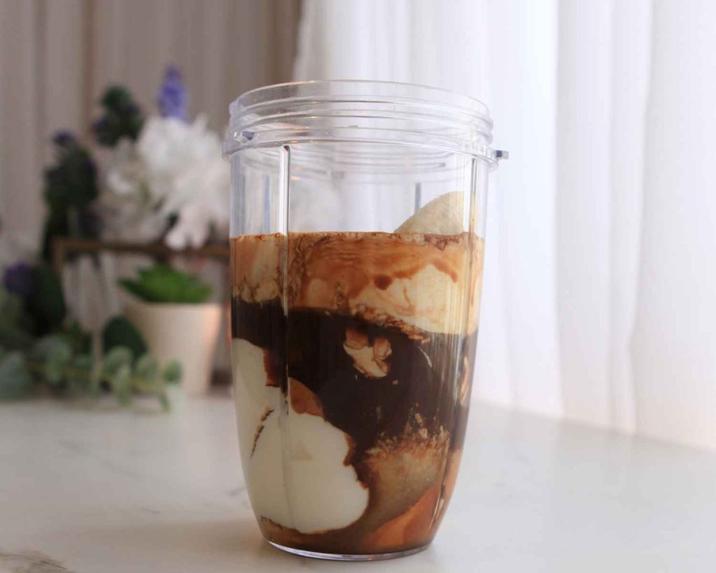 Ingredients in the blender