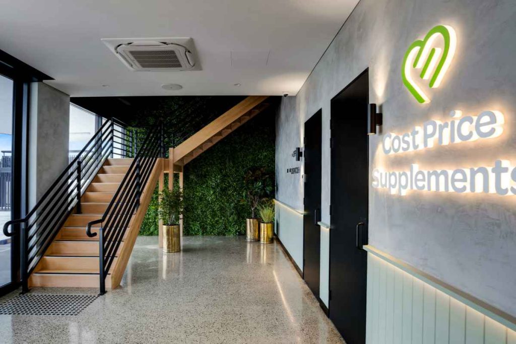 An image of the lobby/downstairs of the new CPS HQ.