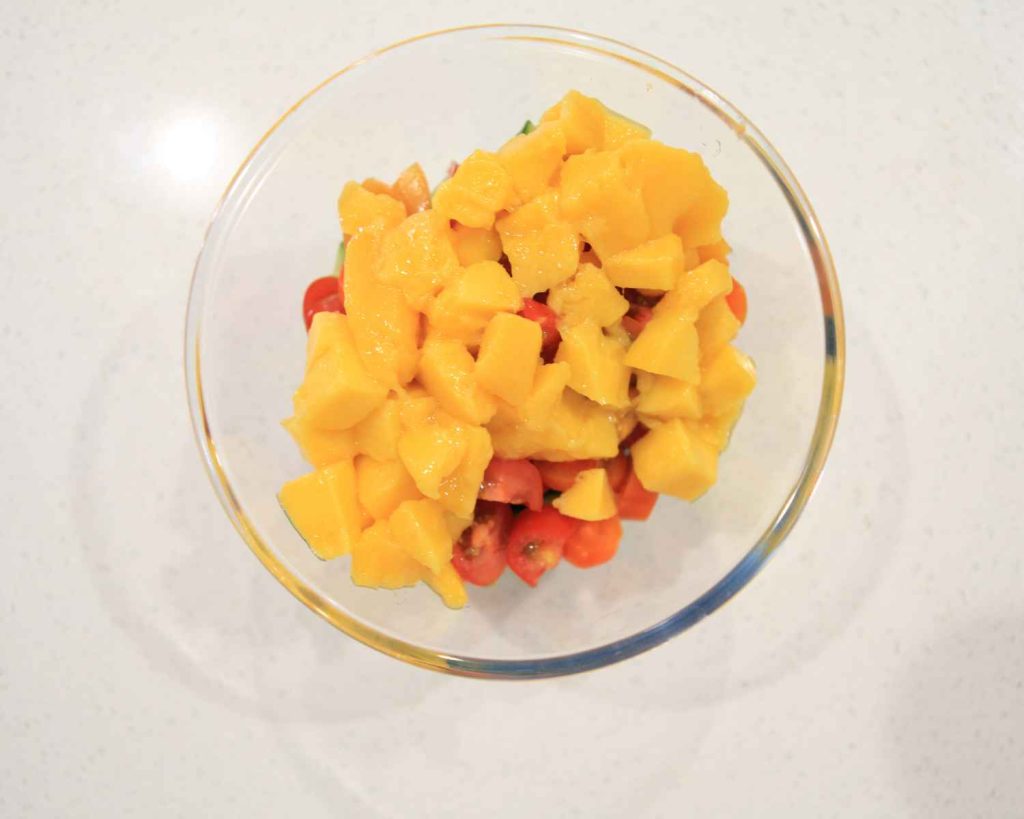 Chopped mango
