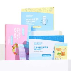 The Sample Starter Pack with Feel Good Protein Water sample packs