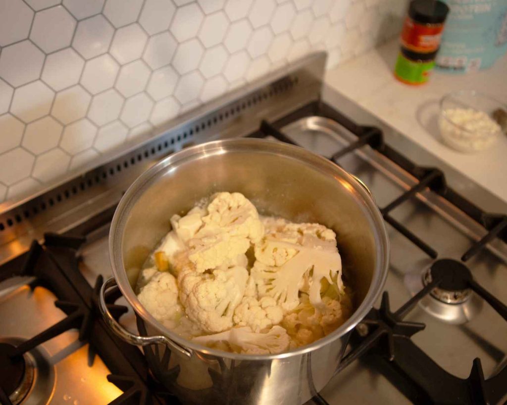 Cooking cauliflower 