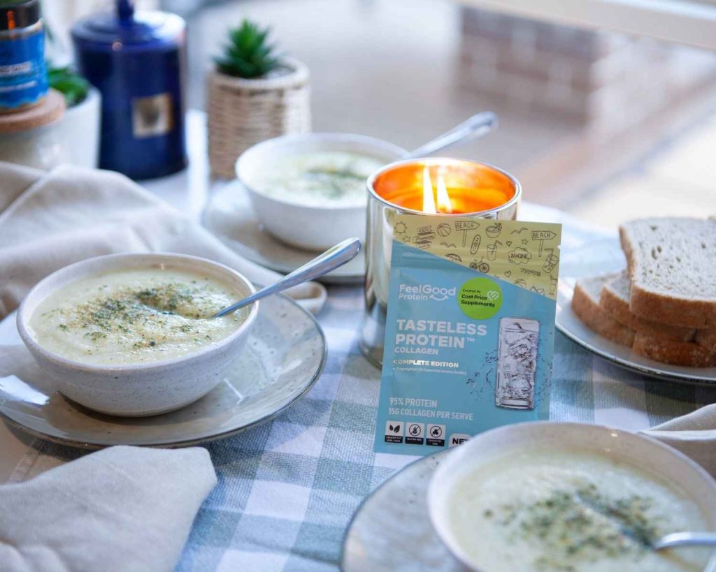 Creamy Protein Cauliflower Soup