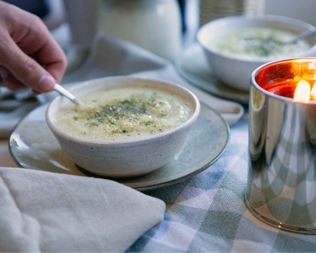 Creamy Protein Cauliflower Soup