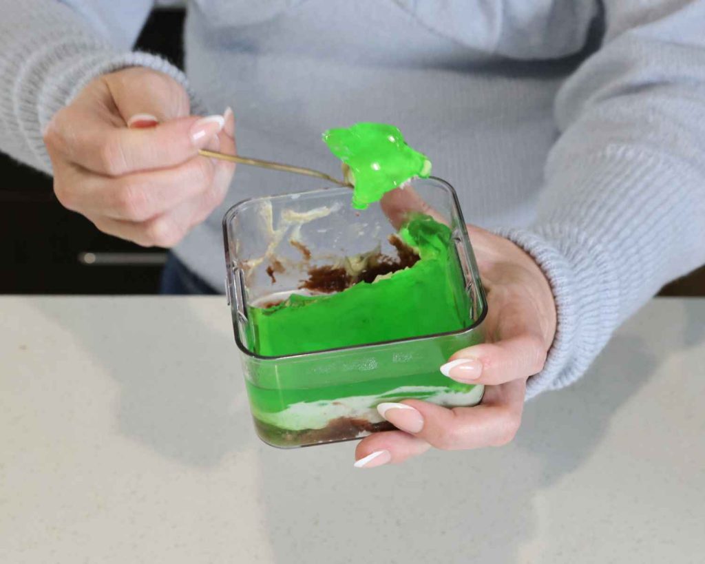 St Patrick’s Day Protein Cheesecake 