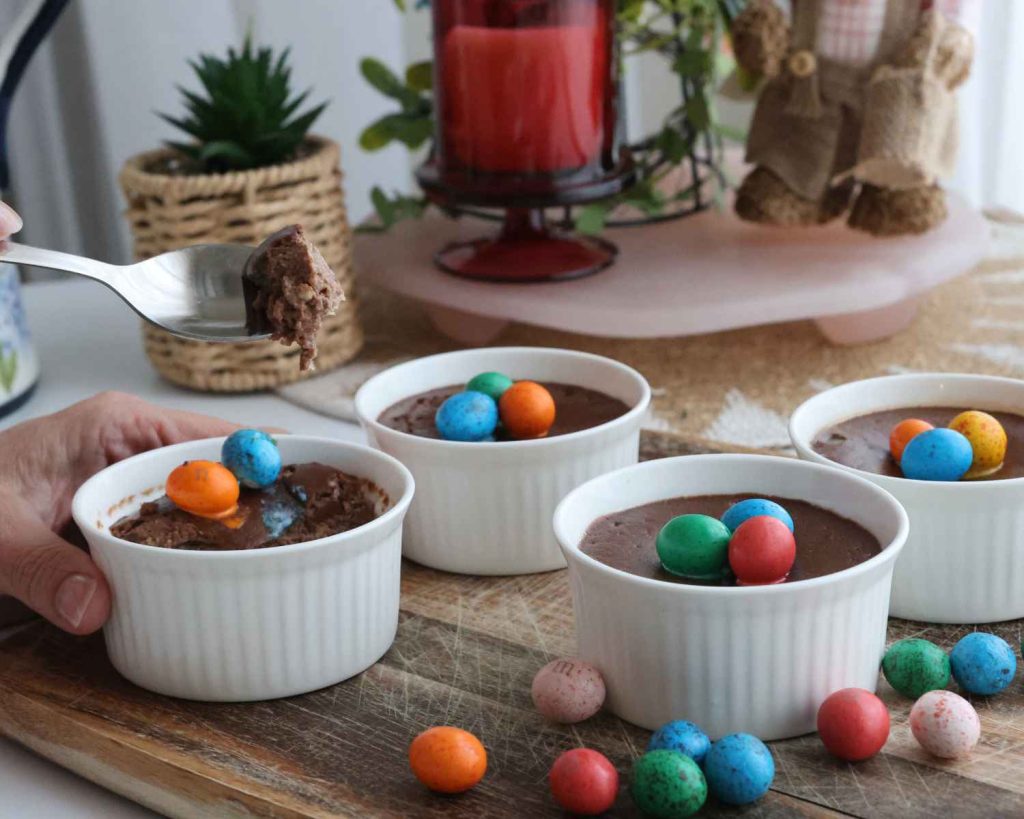 Mini Chocolate Protein Cheesecake