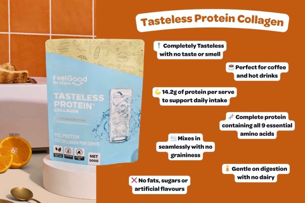 Tasteless Protein Collagen - Fact Sheet in the 3 Easy Supplements to Add to Your Busy Routine blog