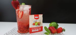 Strawberry Mojito Protein Mocktail - Website Header