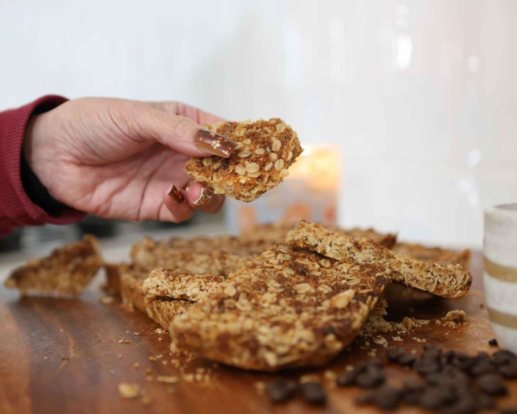 High Protein Anzac Slice