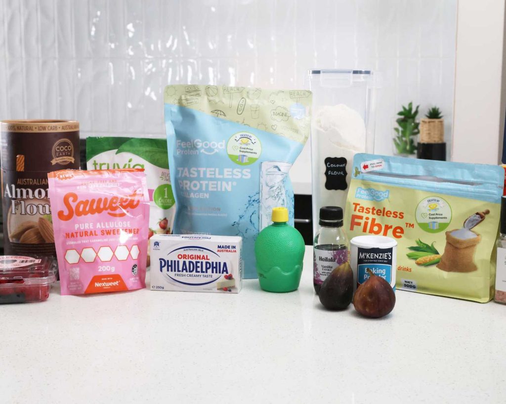 Ingredients for the Fig & Raspberry Protein Pop-Tarts recipe