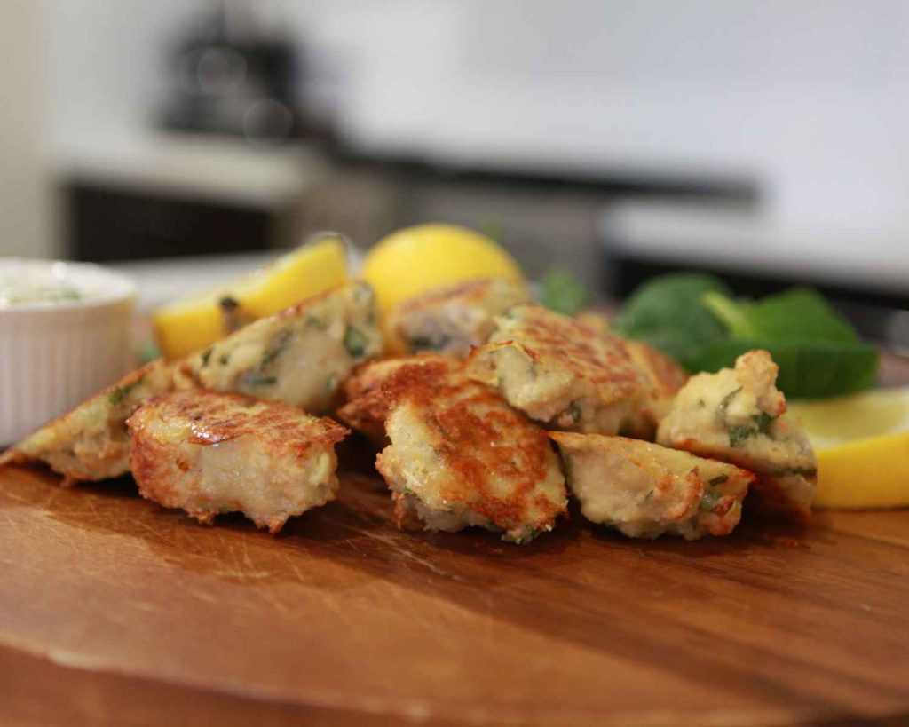 Garlic Chicken Protein Bites