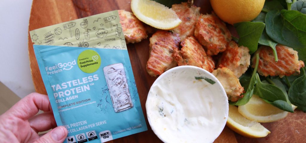 Garlic Chicken Protein Bites - Website Header