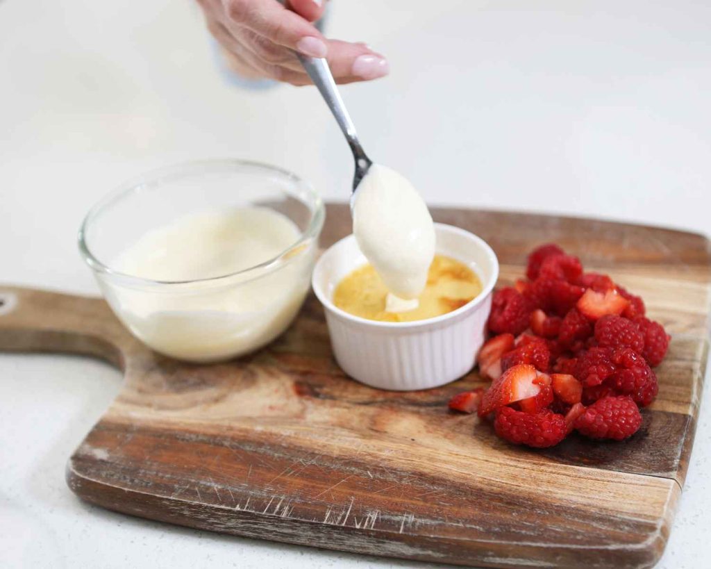 High-Protein Baked Vanilla Custard