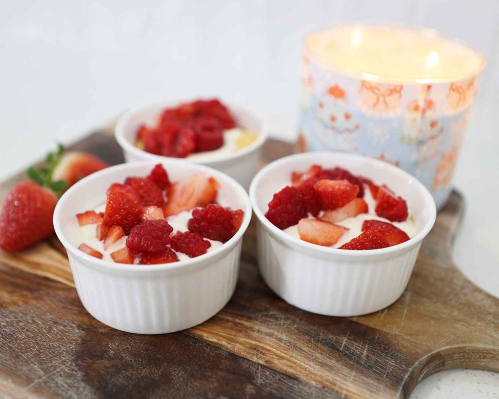 High-Protein Baked Vanilla Custard